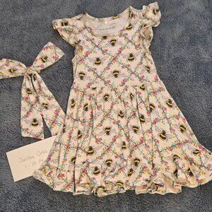 Posh Peanut Bee Twirl & Bow